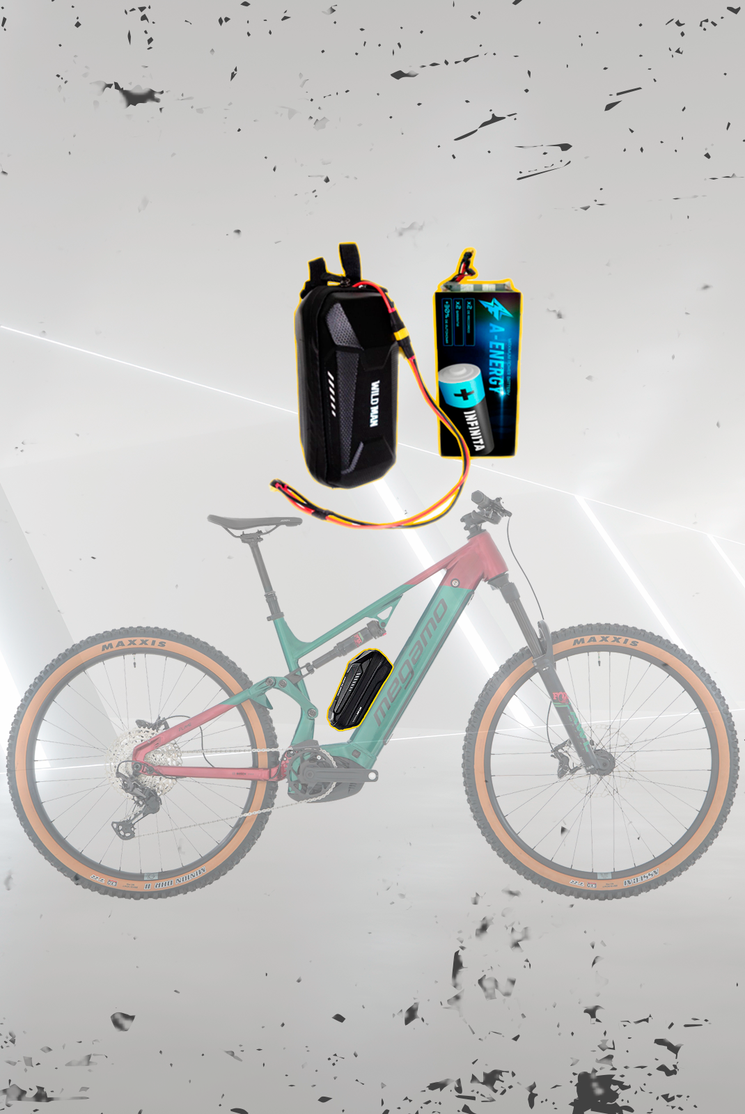 Bateria autonomia Bicicleta electrica TQ 36V
Para marcas de bicis incluyendo Orbea, Mondraker, Pinarello, Rose, Rotwild, Trek, Megamo, Stevens, Canyon, BMC, Bergamont, Fantik, Wilier, Norco y otras marcas de bicicletas eléctricas
batería bicicleta eléctrica
bateria bici electrica
bateria para bicicleta electrica
batería de autonomía para bicicleta eléctrica
batería externa bicicleta eléctrica
bateria de bicicleta electrica
baterias ebike
baterias para bicicletas