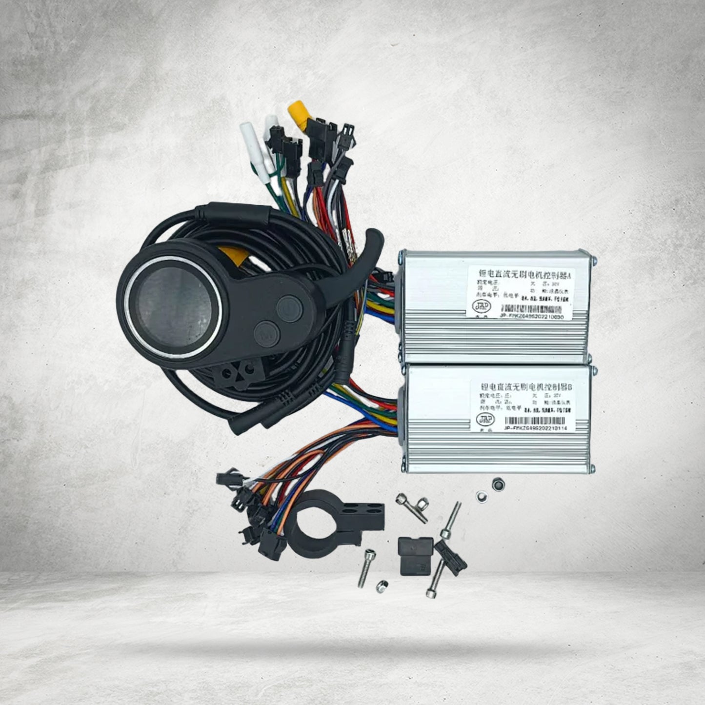 Controladora kit con pantalla para patinete eléctrico 48V/52V 25A dual motor – Recambio de calidad AF SCOOTERS