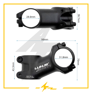 Potencia para manillar de 31,8mm con elevación 35 para patinete eléctrico
recambios patinete eléctrico
tienda de repuestos de patinetes eléctricos
recambios patinetes
repuestos de patinetes
accesorios patinete eléctrico
accesorios patinete
repuestos patinete
piezas de patinete eléctrico
piezas patinete electrico
ruedas patinete
taller del patinete
piezas de repuesto patinete eléctrico
af scooters