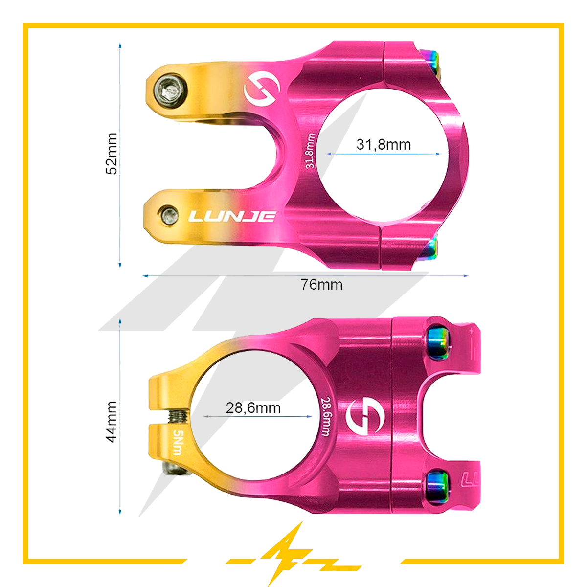 Potencia para manillar de 31,8mm rosa amarillo V2 para patinete electrico
recambios patinete eléctrico
tienda de repuestos de patinetes eléctricos
recambios patinetes
repuestos de patinetes
accesorios patinete eléctrico
accesorios patinete
repuestos patinete
piezas de patinete eléctrico
piezas patinete electrico
ruedas patinete
taller del patinete
piezas de repuesto patinete eléctrico
af scooters