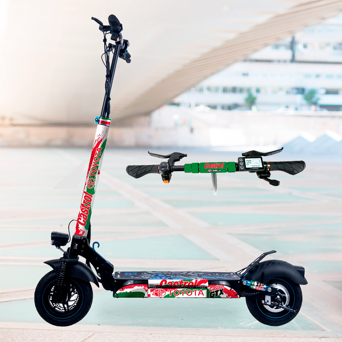 Vinilo Castrol Toyota para patinete eléctrico SmartGyro
recambios patinete eléctrico
tienda de repuestos de patinetes eléctricos
recambios patinetes
repuestos de patinetes
accesorios patinete eléctrico
accesorios patinete
repuestos patinete
piezas de patinete eléctrico
piezas patinete electrico
accesorios patineta
piezas de repuesto patinete eléctrico
af scooters
