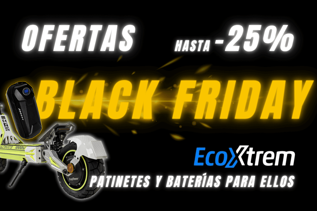 Black friday en AF SCOOTERS venta de patinetes electricos, accesorios, recambios, baterías, taller del patinete