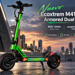 Ecoxtrem M41 Tank Armored Dual PRO 60V 24Ah con doble motor, suspensión PRO, GPS, APP móvil y luces RGB AF Scooters