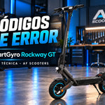 Códigos de error patinete eléctrico SmartGyro Rockway GT: qué significan y cómo actuar