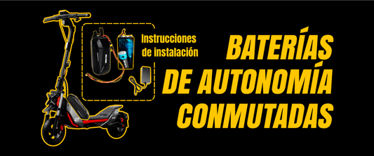 Guia conectar bateria conmutada AF SCOOTERS venta de patinetes electricos, accesorios, recambios, baterías, taller del patinete eléctrico