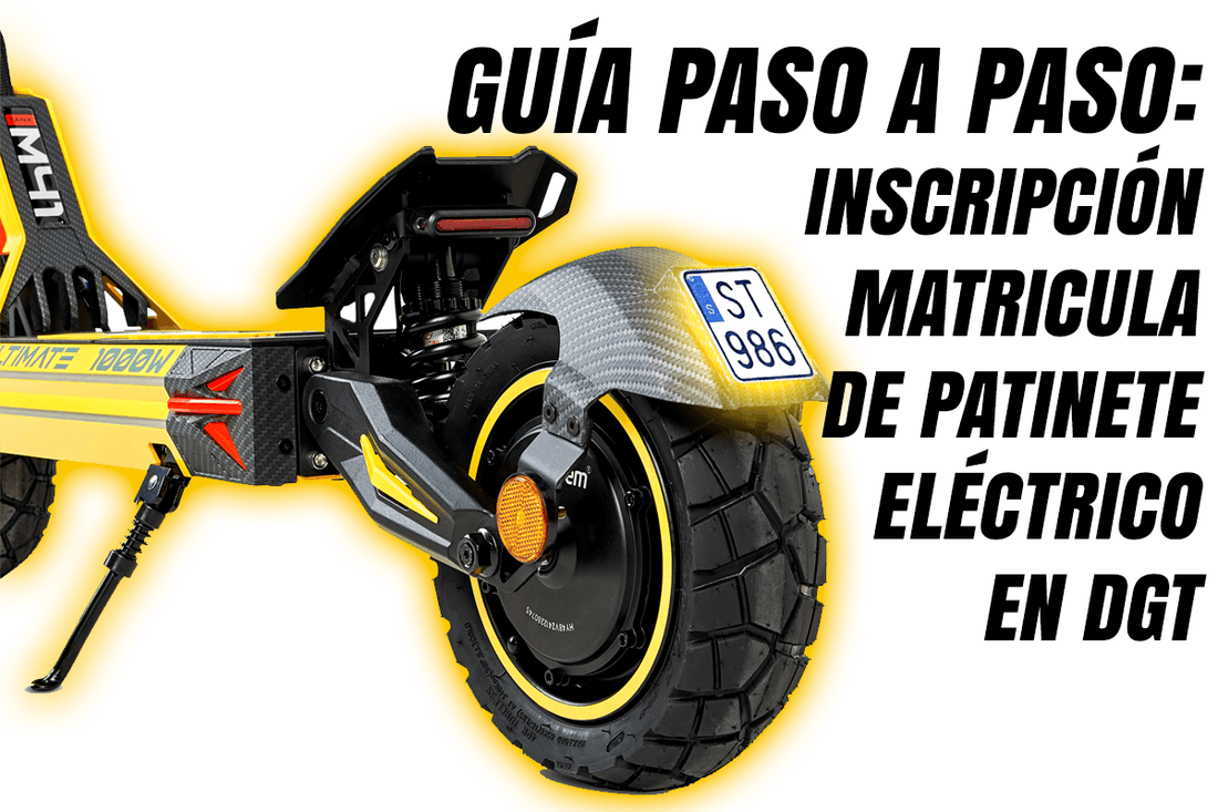 Guia insripcion matricula en dgt AF SCOOTERS venta de patinetes electricos, accesorios, recambios, baterías, taller del patinete eléctrico