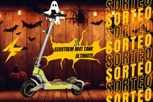 Sorteo patinete eléctrico Ecoxtrem Tank M41 con  AF SCOOTERS venta de patinetes electricos, accesorios, recambios, baterías, taller del patinete