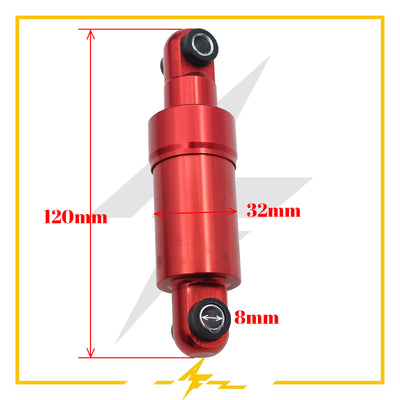 Amortiguador patinete eléctrico 120mm de la suspensión  (pack de 2 unidades) color rojo. 
accesorios patinete eléctrico
accesorios patinete
accesorios de patinetes
accesorios para scooter eléctrico
tienda accesorios patinete eléctrico
accesorios de patinetes electricos
piezas patinete electrico
ruedas patinete
accesorios patineta 
piezas de repuesto patinete eléctrico
af scooters