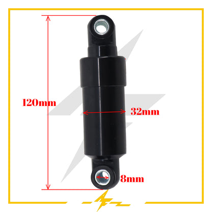Amortiguador patinete eléctrico 120mm de la suspensión  (pack de 2 unidades) color negro.
tienda de repuestos de patinetes eléctricos
recambios patinetes
repuestos de patinetes
accesorios patinete eléctrico
accesorios patinete
repuestos patinete
piezas de patinete eléctrico
piezas patinete electrico
ruedas patinete
accesorios patineta 
piezas de repuesto patinete eléctrico
af scooters
