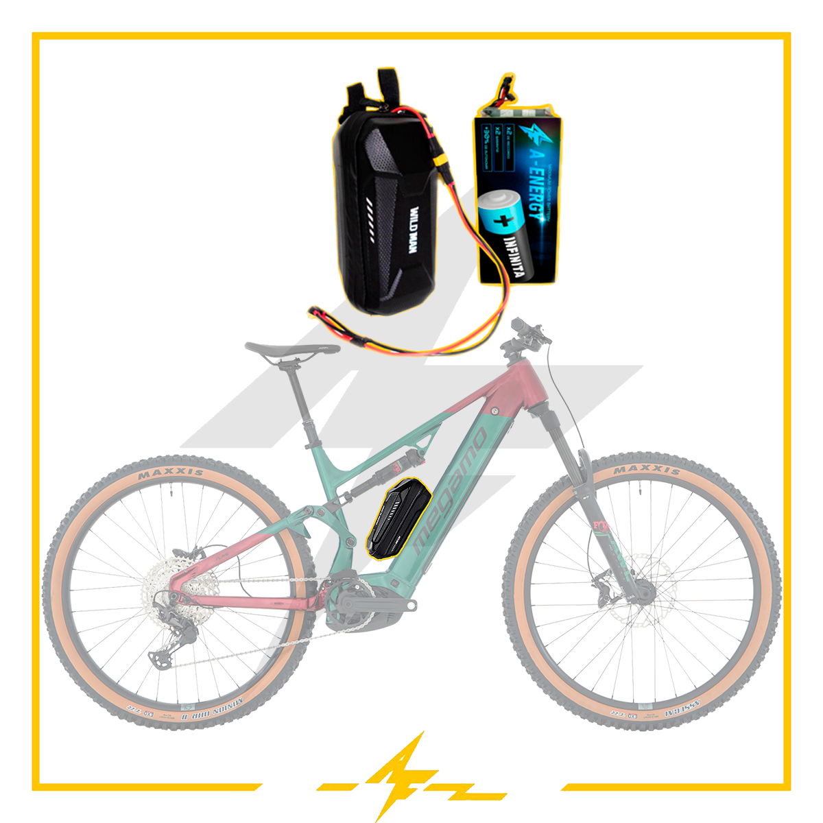 Bateria autonomia Bicicleta electrica TQ 36V
Para marcas de bicis incluyendo Orbea, Mondraker, Pinarello, Rose, Rotwild, Trek, Megamo, Stevens, Canyon, BMC, Bergamont, Fantik, Wilier, Norco  y otras marcas de bicicletas eléctricas

batería bicicleta eléctrica
bateria bici electrica
bateria para bicicleta electrica
batería de autonomía para bicicleta eléctrica
batería externa bicicleta eléctrica
bateria de bicicleta electrica
baterias ebike
baterias para bicicletas