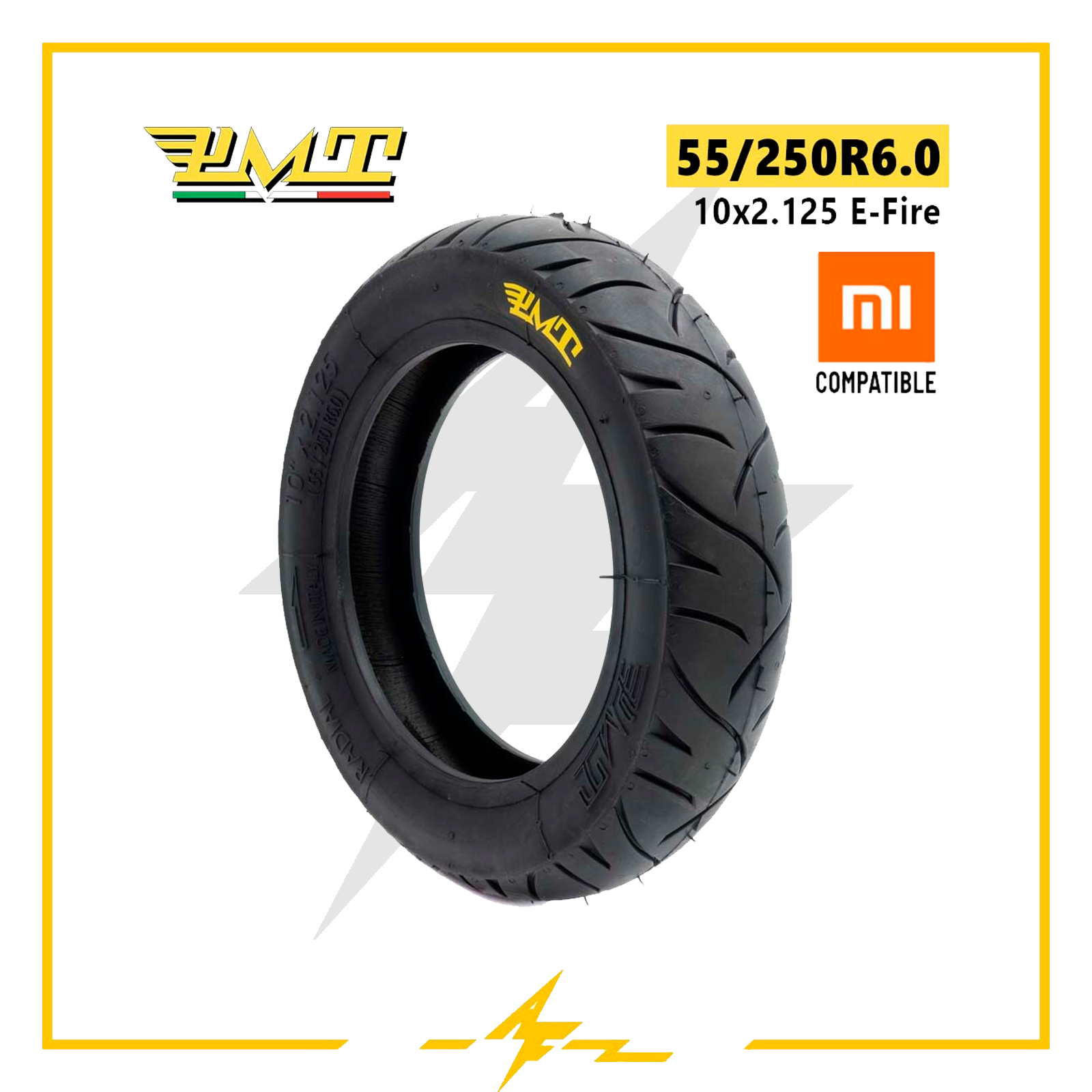 Cubierta rueda neumático PMT 55/250 R6.0 10x2.125 E-Fire para patinete eléctrico 
recambios patinete eléctrico
tienda de repuestos de patinetes eléctricos
recambios patinetes
repuestos de patinetes
accesorios patinete eléctrico
accesorios patinete
repuestos patinete
piezas de patinete eléctrico
piezas patinete electrico
ruedas patinete
accesorios patineta 
piezas de repuesto patinete eléctrico
af scooters