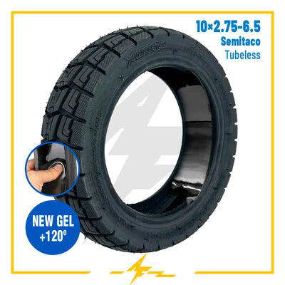 Cubierta rueda neumático 10x2,75-6,5 Semitaco Tubeless con gel patinete eléctrico
recambios patinete eléctrico
tienda de repuestos de patinetes eléctricos
recambios patinetes
repuestos de patinetes
accesorios patinete eléctrico
accesorios patinete
repuestos patinete
piezas de patinete eléctrico
piezas patinete electrico
ruedas patinete
accesorios patineta 
piezas de repuesto patinete eléctrico
af scooters