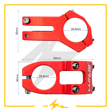 Potencia para manillar de 28,6mm de colores para patinete eléctrico
recambios patinete eléctrico
tienda de repuestos de patinetes eléctricos
recambios patinetes
repuestos de patinetes
accesorios patinete eléctrico
accesorios patinete
repuestos patinete
piezas de patinete eléctrico
piezas patinete electrico
ruedas patinete
taller del patinete
piezas de repuesto patinete eléctrico
af scooters