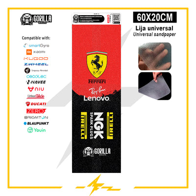 Vinilo Ferrari base antideslizante universal para patinete eléctrico talla M
recambios patinete eléctrico
tienda de repuestos de patinetes eléctricos
recambios patinetes
repuestos de patinetes
accesorios patinete eléctrico
accesorios patinete
repuestos patinete
piezas de patinete eléctrico
piezas patinete electrico
ruedas patinete
taller del patinete
piezas de repuesto patinete eléctrico
af scooters