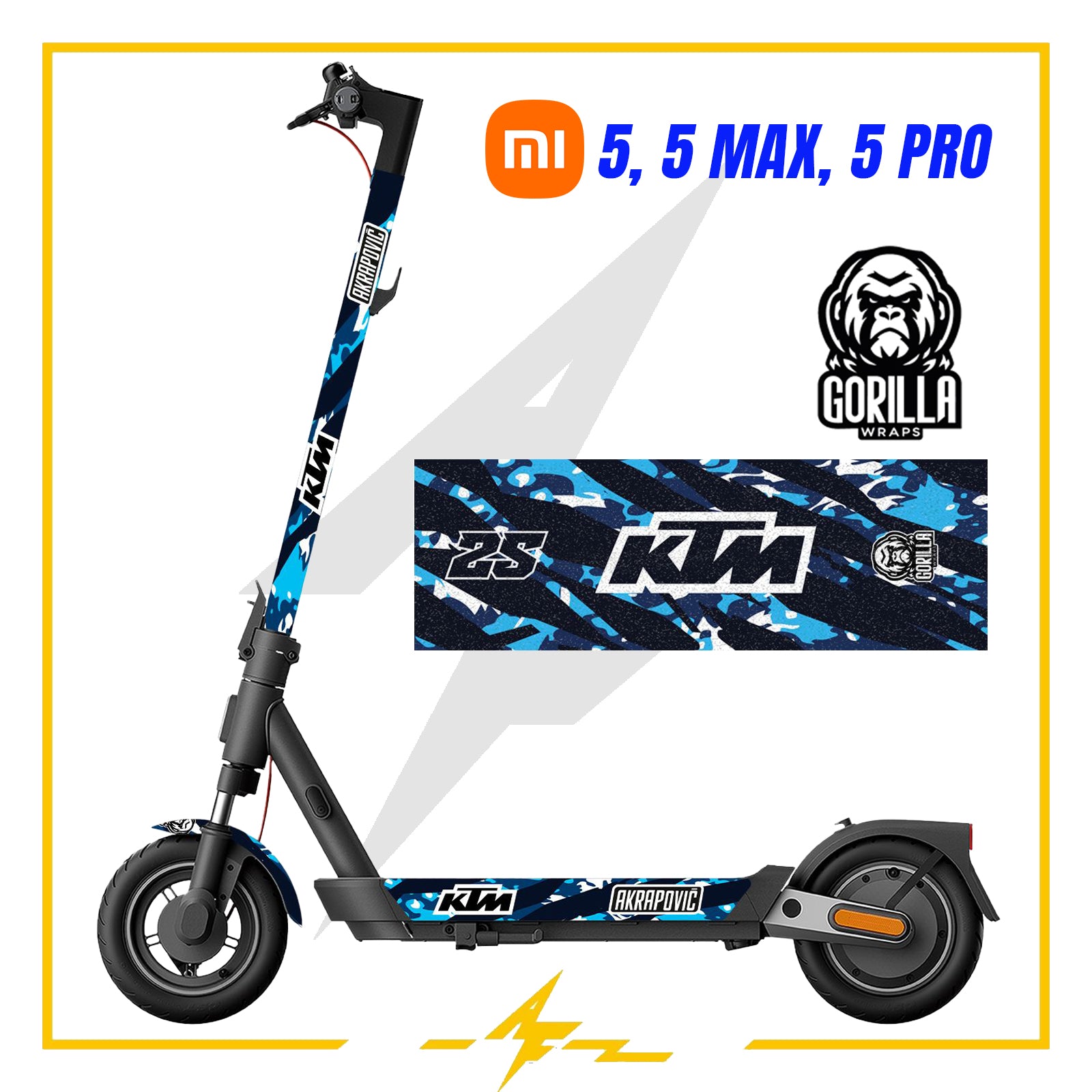 Vinilo decorativo KTM Blue con base antideslizante para patinete eléctrico Xiaomi 5 / 5 PRO / 5 MAX 4 PRO 2 GEN 

recambios patinetes
repuestos de patinetes
accesorios patinete eléctrico
accesorios patinete
repuestos patinete
piezas de patinete eléctrico
piezas patinete electrico
accesorios patinete eléctrico
accesorios patinete
repuestos patinete
piezas de patinete eléctrico
piezas patinete electrico
ruedas patinete
taller del patinete
piezas de repuesto patinete eléctrico
af scooters 
tienda de repuestos 