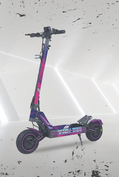 Vinilo decorativo para patinete eléctrico Ecoxtrem M41 Tank - Protege y personaliza con estilo en AF SCOOTERS