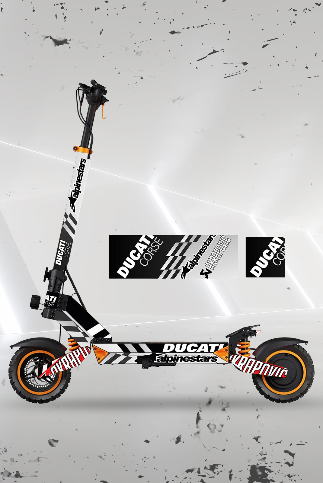 Vinilo decorativo para patinete eléctrico Kamikaze K1 DUCATI Corse base incluida

recambios patinetes
repuestos de patinetes
accesorios patinete eléctrico
accesorios patinete
repuestos patinete
piezas de patinete eléctrico
piezas patinete electrico
accesorios patinete eléctrico
accesorios patinete
repuestos patinete
piezas de patinete eléctrico
piezas patinete electrico
ruedas patinete
taller de patinete
piezas de repuesto patinete eléctrico
af scooters 
